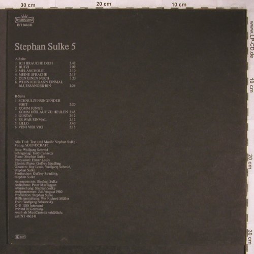 Sulke,Stephan: 5, Intercord(INT 160.141), D, 1980 - LP - X4626 - 5,50 Euro