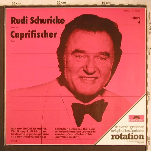 Schuricke,Rudi: Caprifischer, Polydor Rotation(2428 122), D,Ri(1964),  - LP - X4740 - 5,50 Euro