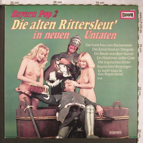 V.A.Bayern Pop 2: Die alten Rittersleut' i.n.Untaten, Europa(E 1044), D, vg+/m-, 1975 - LP - X5019 - 4,00 Euro