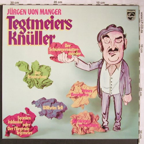 von Manger,Jürgen: Tegtmeiers Knüller, Foc, Philips(6623 020), D, Ri,  - 2LP - X5020 - 7,50 Euro