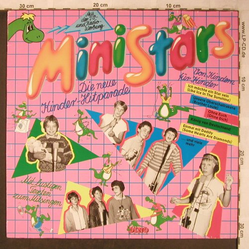 V.A.Mini Stars: Die neue Kinder-Hitparade, Dino(LP 1281), D, 1986 - LP - X5356 - 6,00 Euro