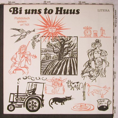 V.A.Bi uns to Huus: Plattdütsch gistern un'hüt, Litera(8 65 294), DDR, 1980 - LP - X5582 - 5,50 Euro