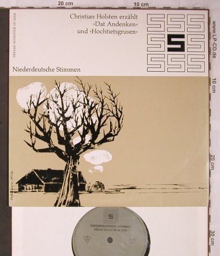 Holsten,Christian: Dat Andenken, Hochtiedsgrusen, Schuster in Leer(S 15), D, 1967 - 10inch - X5737 - 12,50 Euro