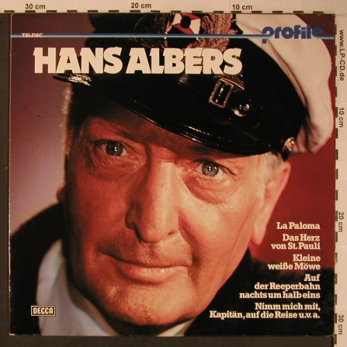 Albers,Hans: Profile, Teldec(6.24025 AL), D, woc,  - LP - X6250 - 5,00 Euro