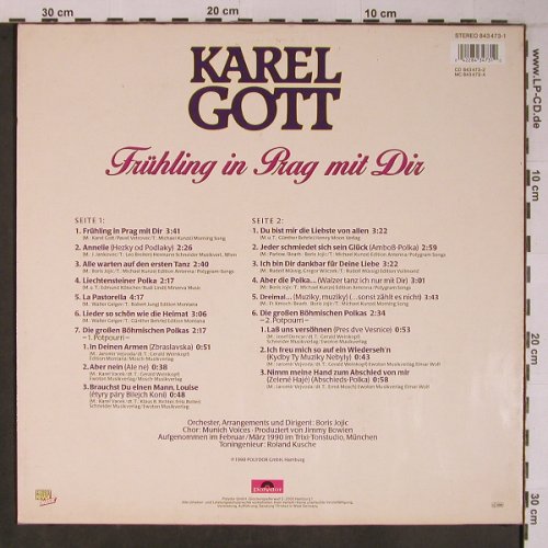 Gott,Karel: Frühling in Prag mit dir, Polydor(843 473-1), D, 1990 - LP - X6714 - 9,00 Euro