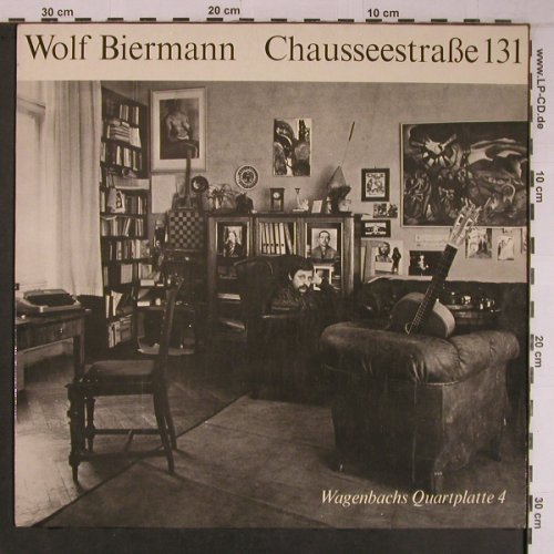 Biermann,Wolf: Chausseestrasse 131 (sw.Schrift), Wagenbach,+Foto,+Auss.(WA 4), D,vg+/vg+, 1969 - LP - X6777 - 7,50 Euro