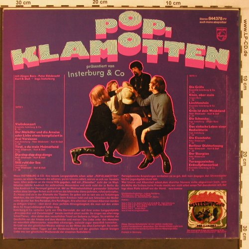 Insterburg & Co: Pop Klamotten, Philips(844 378 PY), D, 1969 - LP - X6981 - 10,50 Euro