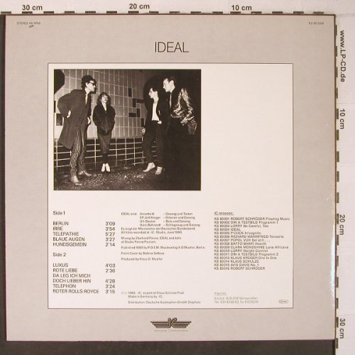 Ideal: Same, (45 rpm), IC(KS 80.004), D, 1980 - LP - X6999 - 15,00 Euro
