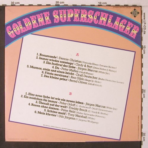 V.A.Goldene Superschlager: Dennie Christian...Udo Jürgens, Telefunken(538.102), NL, 1975 - LP - X7137 - 7,50 Euro