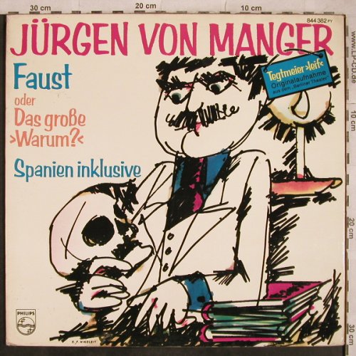 Von Manger,Jürgen: Tegtmeier Leif, Foc, Philips(844 382 PY), D, vg+/vg+,  - LP - X746 - 4,00 Euro