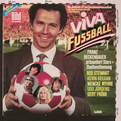 V.A.Viva Fussball: Franz Beckenbauer präs., WEA(58 200), D, 19 Tr., 1980 - LP - X8880 - 6,00 Euro