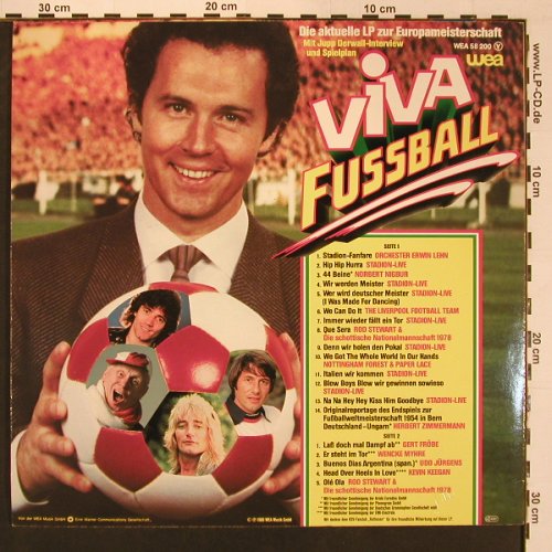 V.A.Viva Fussball: Franz Beckenbauer präs., WEA(58 200), D, 19 Tr., 1980 - LP - X8880 - 6,00 Euro