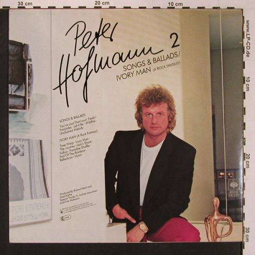 Hofmann,Peter: 2 - Ivory Mani  Songs und Ballads, CBS(25 908), NL, 1984 - LP - X8896 - 6,00 Euro