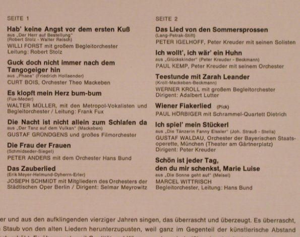 V.A.Die Herren, Ja, die Herren: G.Gründgens...Kurt Bois, Telefunken/Feundin(NT 905), D,  - LP - X894 - 7,50 Euro