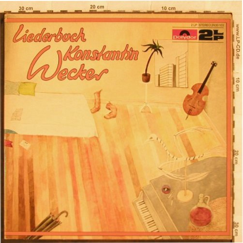 Wecker,Konstantin: Liederbuch,Foc, Polydor(2630 103), D,  - 2LP - X91 - 9,00 Euro