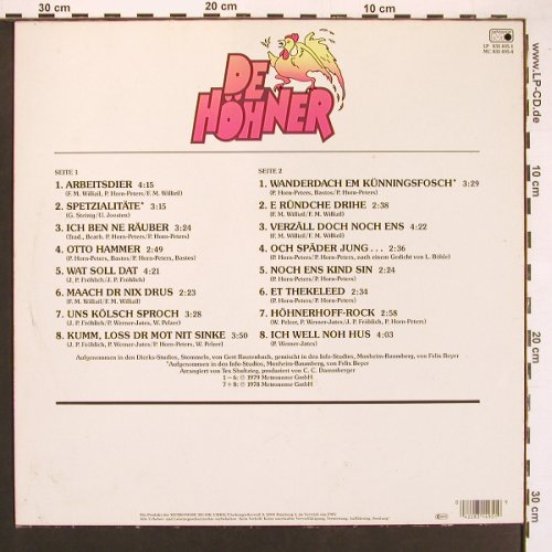 Höhner: Ihre Grssten Erfolge, Metronome(831 495-1), D, 1978 - LP - X9266 - 7,50 Euro