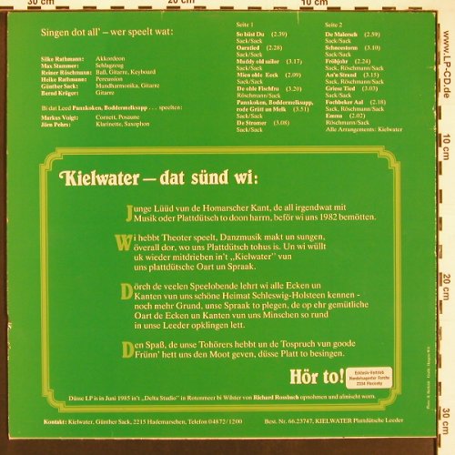 Kielwater: Plattdütsche Leeder, vg+/m-, Hör To(66.23747), D, 1985 - LP - X9305 - 6,00 Euro