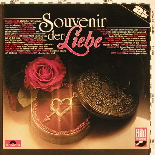 V.A.Souvenir der Liebe: Tommy Steiner...Peter Anders, Polydor(815 973-1), D,  - 2LP - X9417 - 7,50 Euro