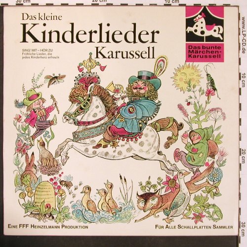 V.A.Das kl. Kinderlieder Karussell: Fröhliche Kinderlieder.., Fass Heizelmann Prod.(1510 WY), D,  - LP - X9718 - 6,00 Euro