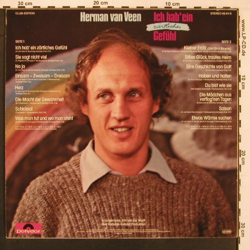 Van Veen,Herman: Ich Hab ein Zärtliches Gefühl, Polydor, Club Ed.(46 4115), D,  - LP - X9796 - 5,00 Euro
