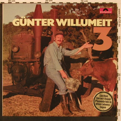 Willumeit,Günter: 3 ( Bauer Piepenbrink ), Polydor(2371 688), D, 1976 - LP - X9846 - 5,00 Euro