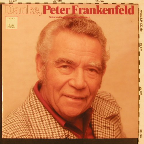 Frankenfeld,Peter: Danke,Seine berühm.Lieder..., EMI, Club Ed.(38119 4), D,  - LP - X9851 - 6,00 Euro