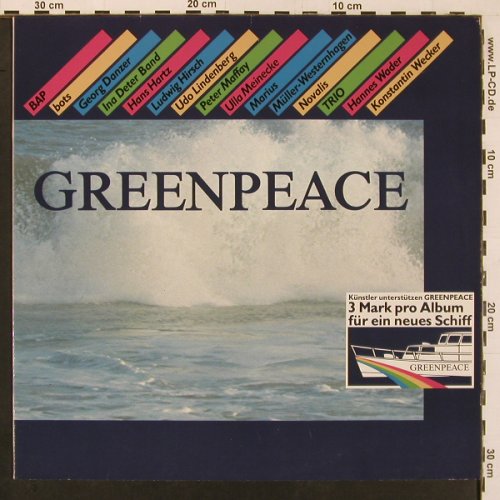 V.A.Greenpeace: BAP, Lindenberg, Novalis...Trio, Mercury(818 390-1), D, 14Tr.,  - LP - X9865 - 5,00 Euro