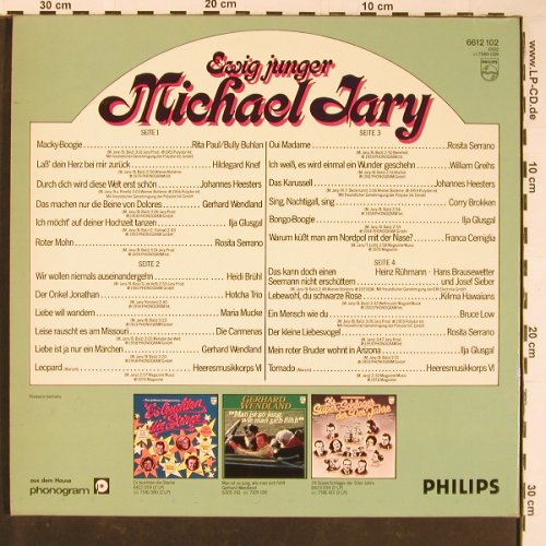 V.A.Ewig Junger Michael Jary: Rita Paul / B.Buhlan, Knef, Glusgal, Philips(6612 102), D,  - 2LP - Y1027 - 9,00 Euro