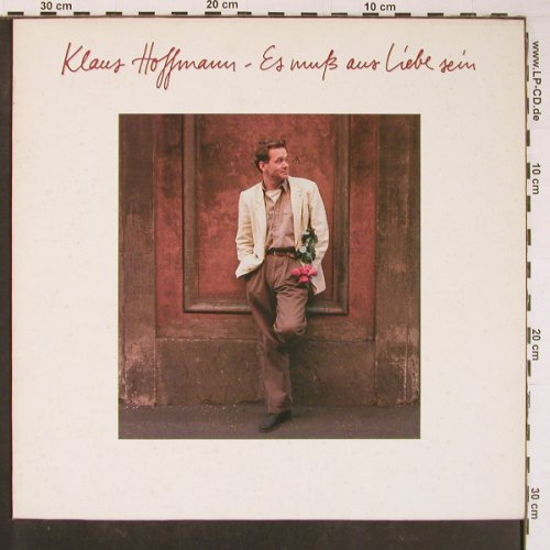 Hoffmann,Klaus: Es muß aus Liebe sein, Virgin(209 830-630), D, 1989 - LP - Y1110 - 6,00 Euro