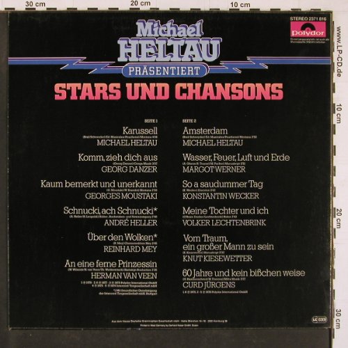 Heltau,Michael & V.A.: presentiert Stars & Chansons, Polydor(2371 816), D, 1976 - LP - Y1262 - 5,00 Euro