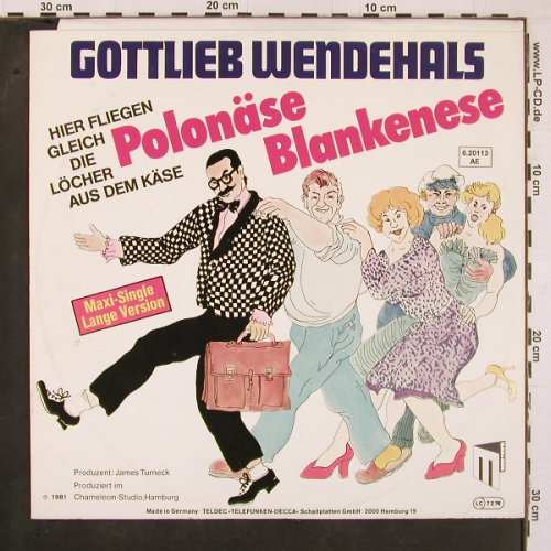 Wendehals,Gottlieb: Polonäse Blankenese (long vers) +1, Teldec(6.20113 AE), D, 1981 - 12inch - Y1350 - 4,00 Euro