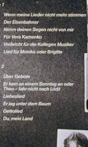 Wegner,Bettina: Wenn meine Lieder nicht mehrStimmen, CBS(CBS 84 523), NL, 1980 - LP - Y1537 - 7,50 Euro