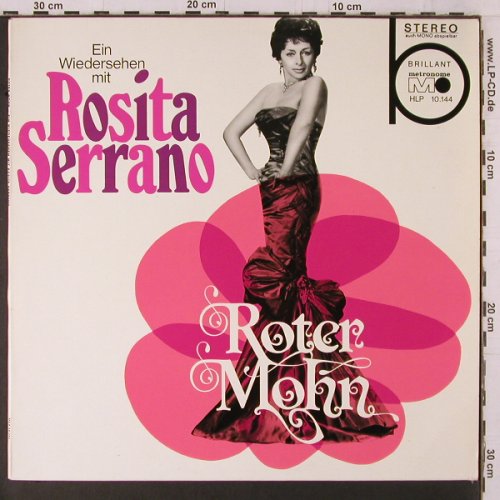 Serrano,Rosita: Ein Wiedersehen mit,Orch E.Frantzen, Metronome(HLP 10.144), D, 1972 - LP - Y1820 - 6,00 Euro