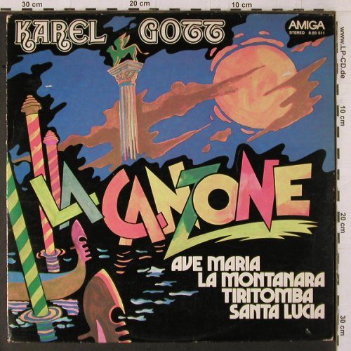 Gott,Karel: La Canzone (ital.), Amiga(8 55 511), DDR, 1978 - LP - Y1843 - 6,00 Euro