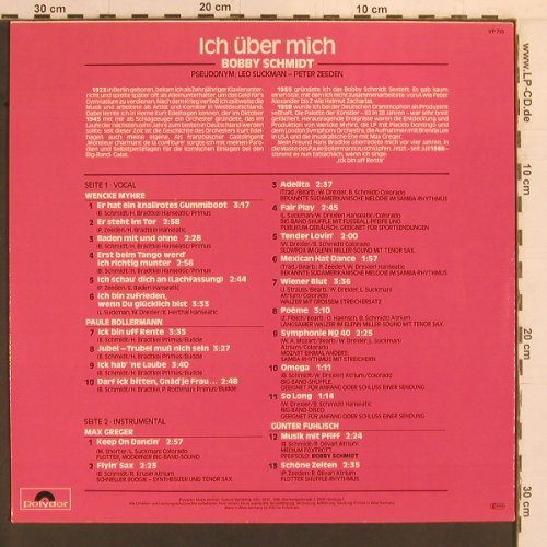 Schmidt,Bobby-Myhre,Greger,Fuhlisch: Musik mit Pfiff, Bekanntes u.Unbek., Polydor(VP 715), D,signiert, 1986 - LP - Y1941 - 12,50 Euro