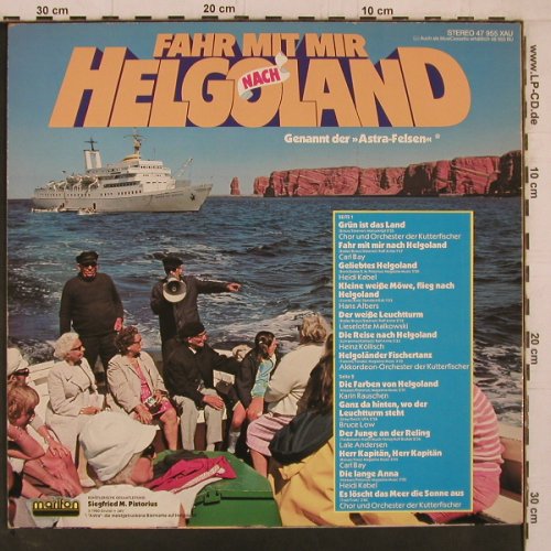 V.A.Fahr mit mir nach Helgoland: Kutterfischer, H.Kabel, Andersen.., Marifon(47 955 XAU), D, 1980 - LP - Y2346 - 7,50 Euro