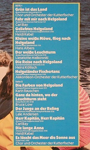 V.A.Fahr mit mir nach Helgoland: Kutterfischer, H.Kabel, Andersen.., Marifon(47 955 XAU), D, 1980 - LP - Y2346 - 7,50 Euro