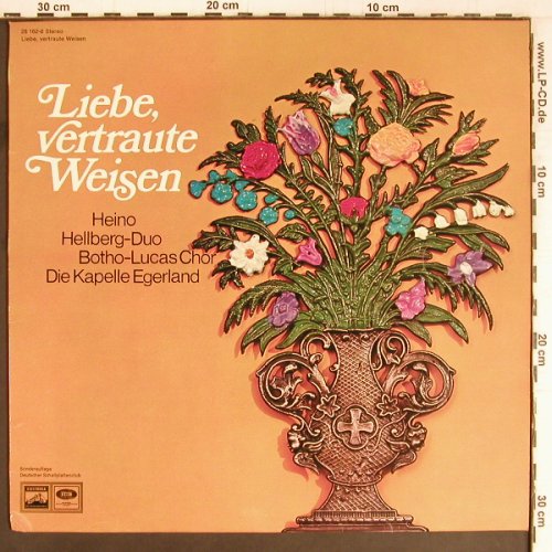 V.A.Liebe,vertraute Weisen: Heino, Hellberg-Duo... 28 Tr., EMI Columbia ClubEd.(28 162-6), D, 1972 - LP - Y2679 - 7,50 Euro