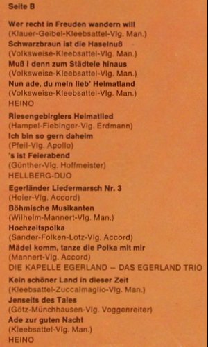 V.A.Liebe,vertraute Weisen: Heino, Hellberg-Duo... 28 Tr., EMI Columbia ClubEd.(28 162-6), D, 1972 - LP - Y2679 - 7,50 Euro