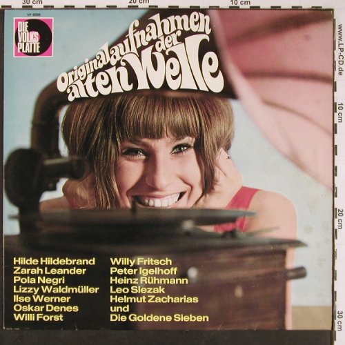 V.A.Originalaufn. der alten Welle: Ilse Werner.. Willi Forst, m-/vg+, Volksplatte(VP 6098), D,  - LP - Y269 - 5,00 Euro