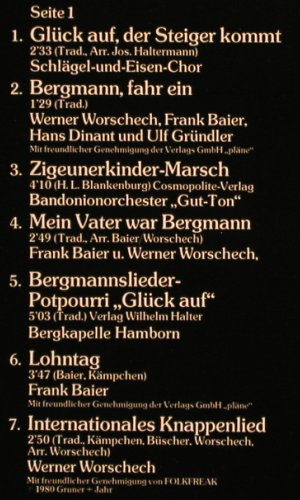 V.A.Lieder & Musik: Vom Pütt und vonne Maloche, m-/vg+, Marifon(A-5014), D, 1980 - LP - Y3326 - 6,00 Euro