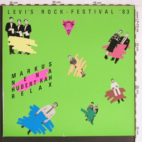 V.A.Levi's Rock Festival'83: Nena,Markus,Relax..green Vinyl,Foc, Levis(CPR 823), D, 1983 - LP - Y3608 - 6,00 Euro