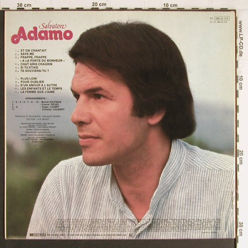 Adamo,Salvatore: Same, Foc, HörZu Emi(066- 32 774), D, 1977 - LP - Y3698 - 7,50 Euro