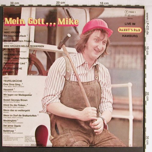 Krüger,Mike / Teufelskche: Mein Gott...Mike - Helga Feddersen, Danny's Pan(7000 1), D, 1978 - LP - Y3998 - 7,50 Euro