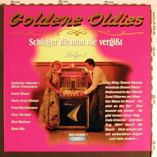 V.A.Goldene Oldies Folge 5: Bata Illic...Vico Torriani, 14 Tr., Koch(121 897 D), A, 1988 - LP - Y4030 - 5,00 Euro