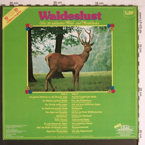 Biste,Paul - Chor und Orchester: Waldeslust, die schönsten 20 Wald.., Arcade(ADEG 155), D, 1979 - LP - Y4234 - 7,50 Euro