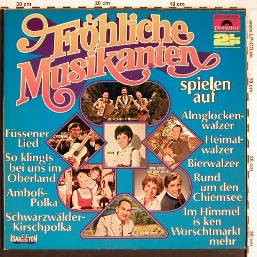 V.A.Fröhliche Musikanten: spielen auf, Foc, Polydor(2664 279), D,  - 2LP - Y4593 - 6,00 Euro