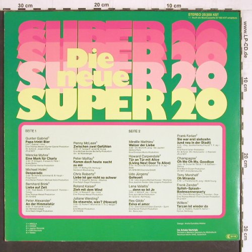 V.A.Die neue Super 20: Gunter Gabriel...Willem, Ariola(25 200 XST), D, 1977 - LP - Y4686 - 5,00 Euro