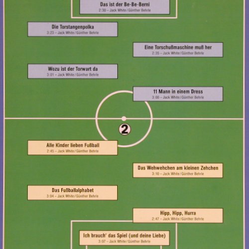 Marshall,Tony + Berni: Die fröhlichen FußballhitsZur EM'88, White Rec.(208 919), D, co, 1988 - LP - Y4776 - 5,00 Euro