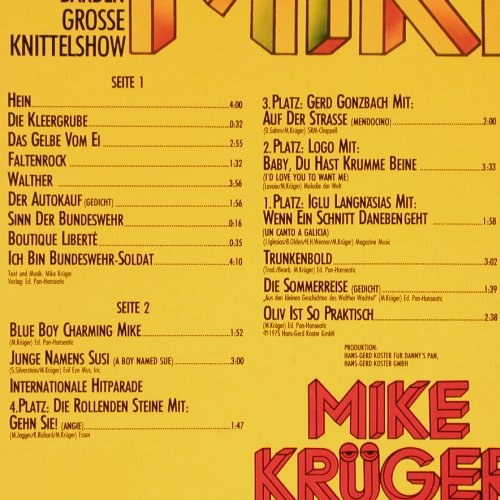 Krüger,Mike: Mensch Mike!,Foc, Philips(6623 104), D, 1975 - 2LP - Y4854 - 9,00 Euro